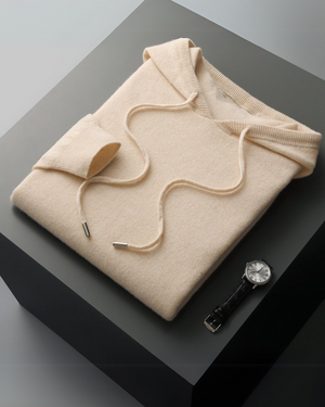 100% CASHMERE HOODIE