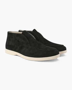 HIGH SUEDE LOAFERS