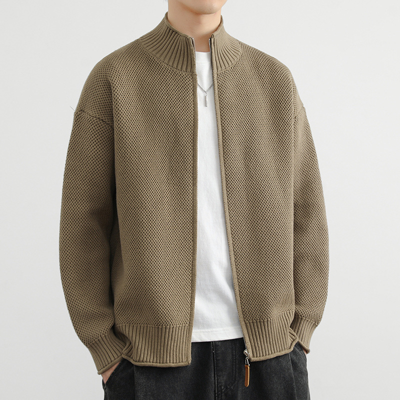 LINEAGE WAFFLE KNIT JACKET