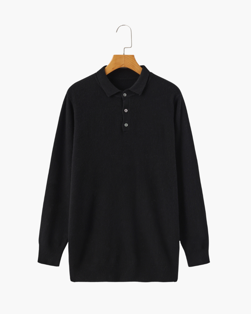 100% CASHMERE POLO
