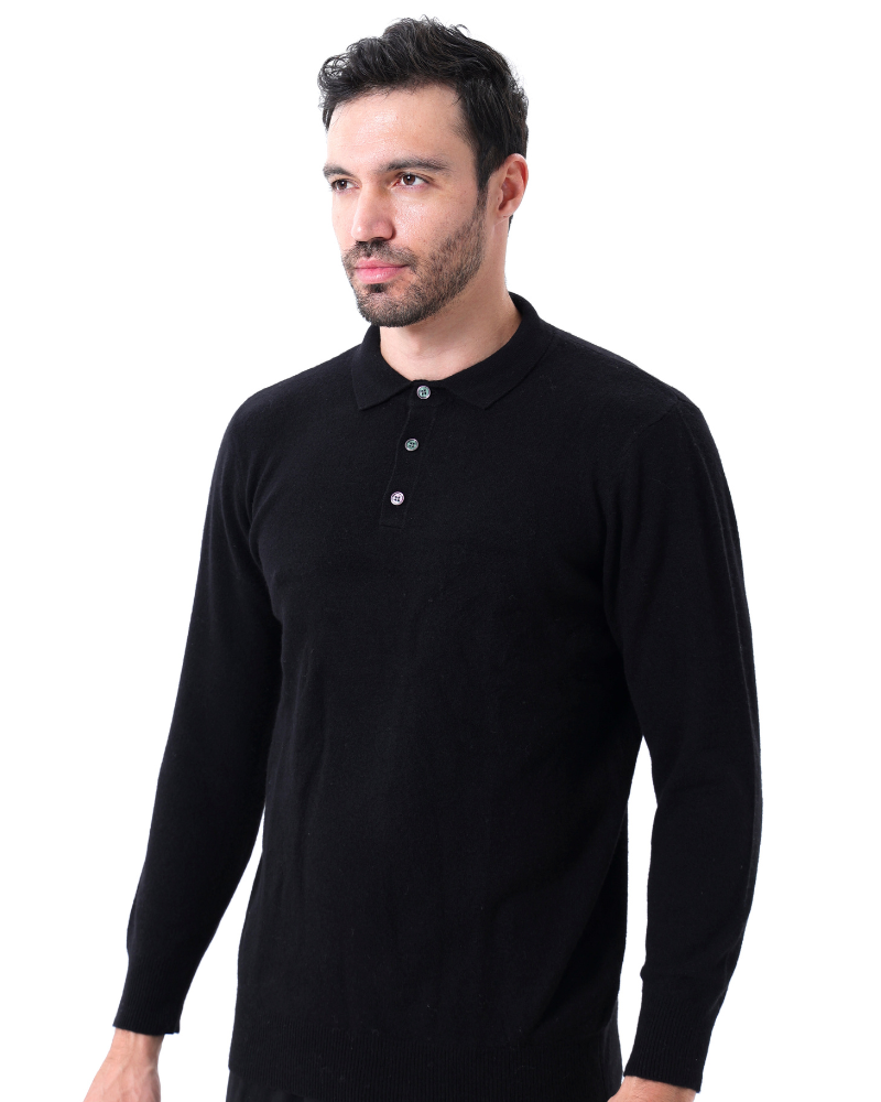 100% CASHMERE POLO