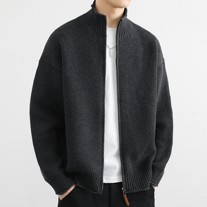 LINEAGE WAFFLE KNIT JACKET