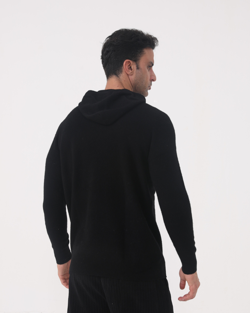 100% CASHMERE HOODIE
