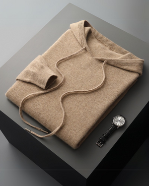 100% CASHMERE HOODIE