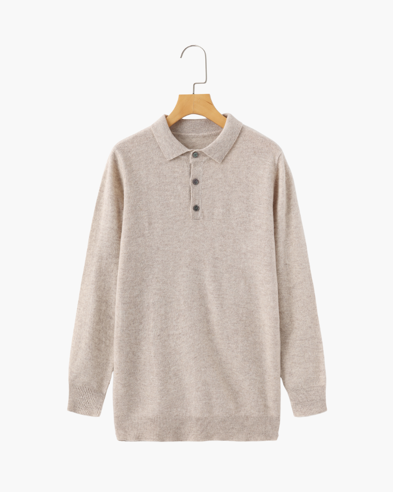 100% CASHMERE POLO