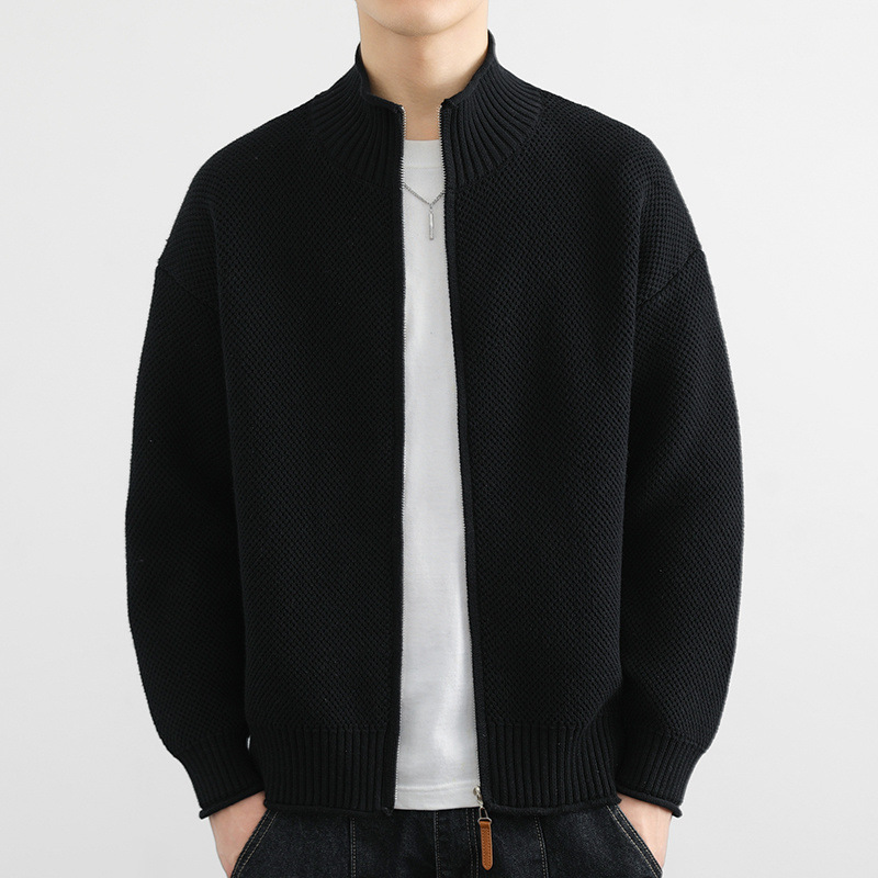 LINEAGE WAFFLE KNIT JACKET