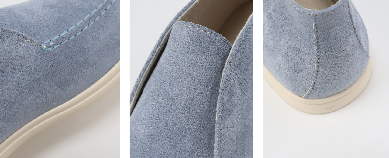 HIGH SUEDE LOAFERS