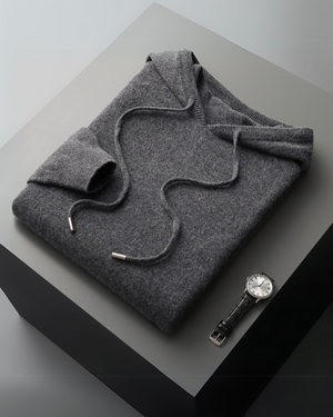 100% CASHMERE HOODIE