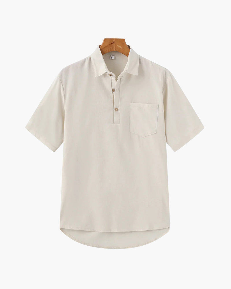 ESSENTIAL LINEN POLO