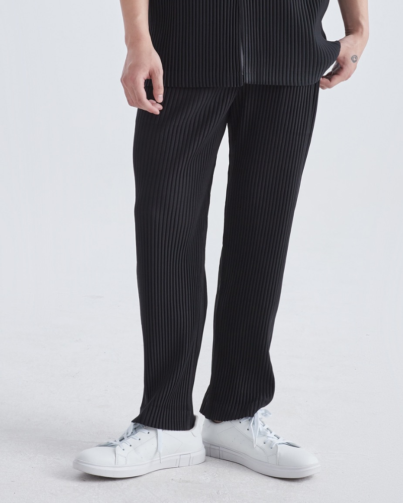 RIBBED COTTON PANTS