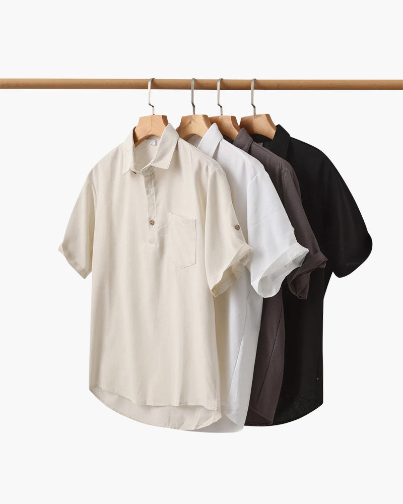ESSENTIAL LINEN POLO