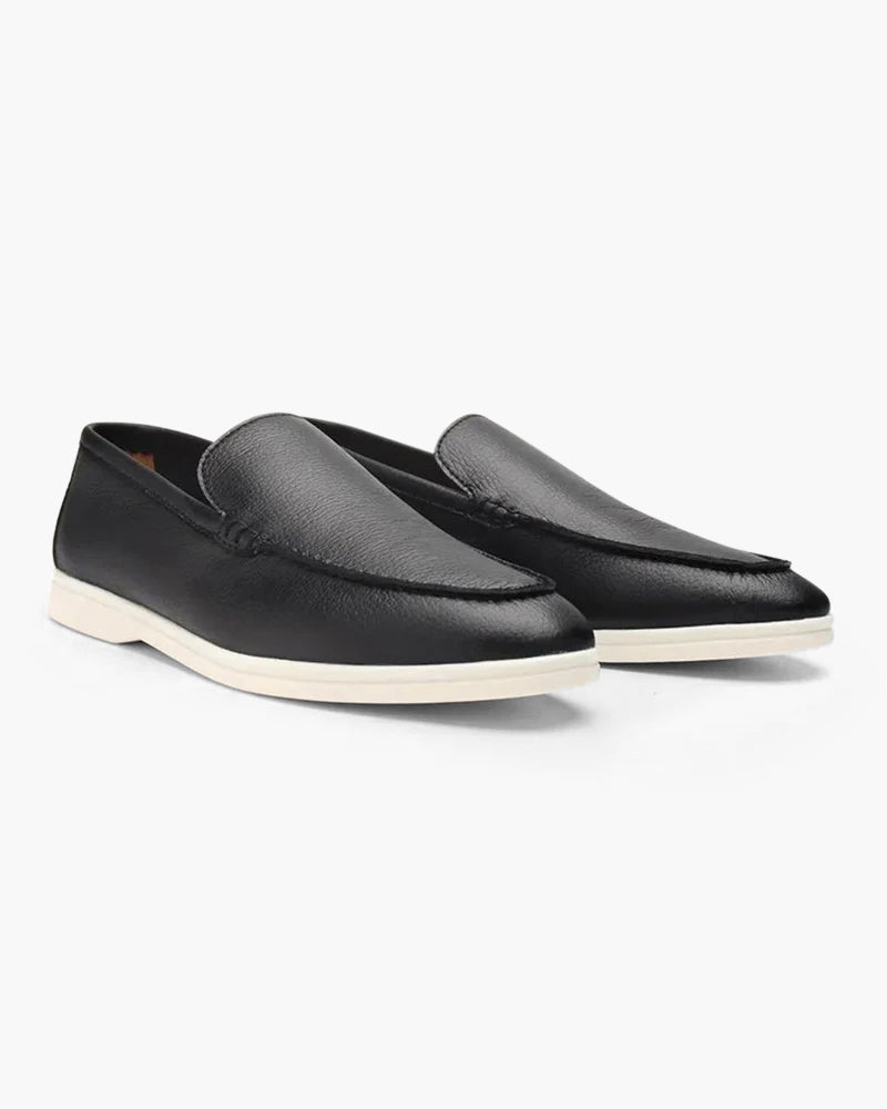 LINEAGE COWHIDE LEATHER LOAFERS