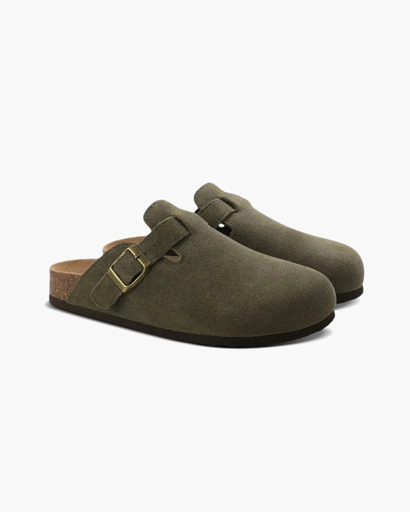 LINEAGE SUEDE CLOGS