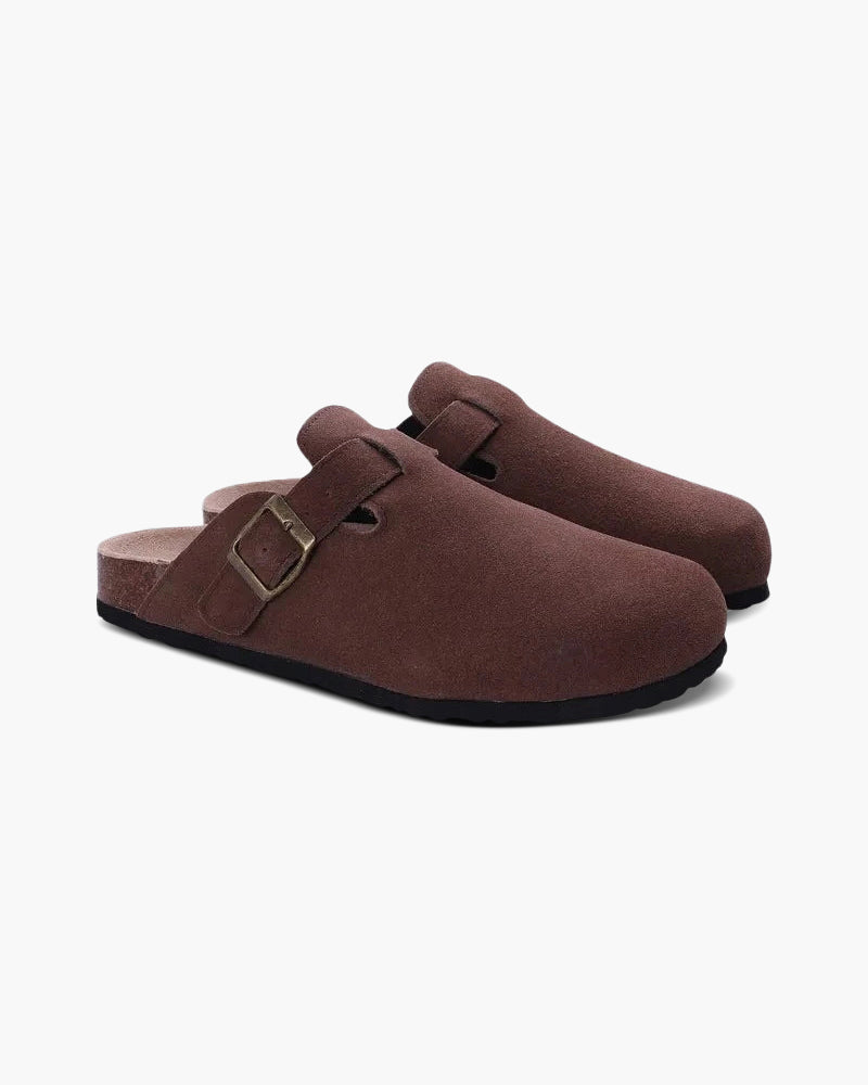 LINEAGE SUEDE CLOGS
