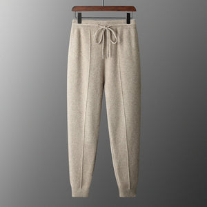 100% CASHMERE TROUSERS
