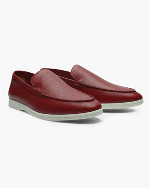 LINEAGE COWHIDE LEATHER LOAFERS