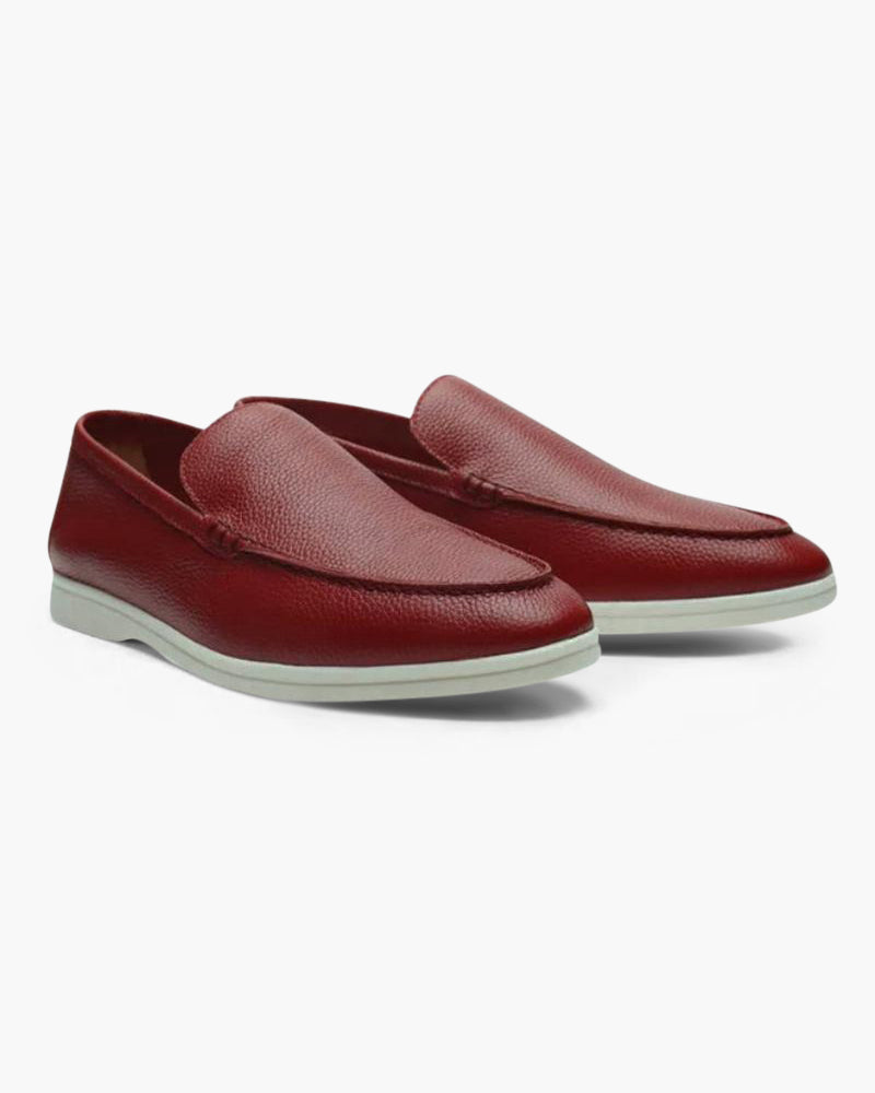 LINEAGE COWHIDE LEATHER LOAFERS