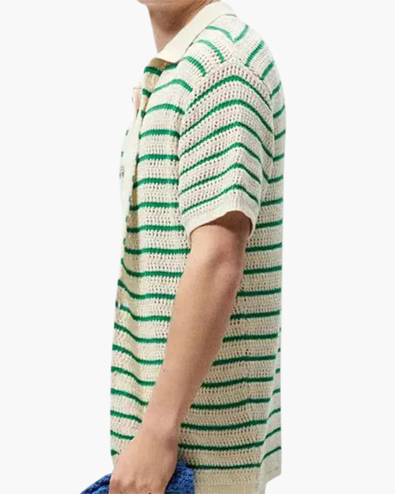 KNITTED BUTTON SHIRT