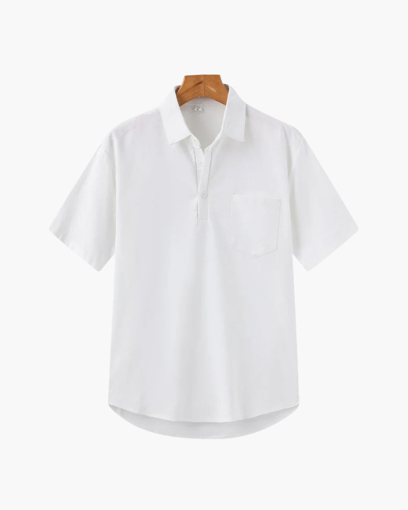 ESSENTIAL LINEN POLO