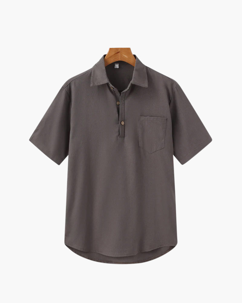 ESSENTIAL LINEN POLO